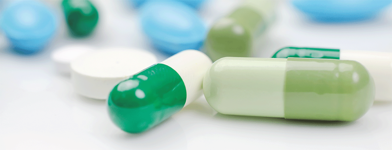 Kapseln und Tabletten unterschiedlicher Art